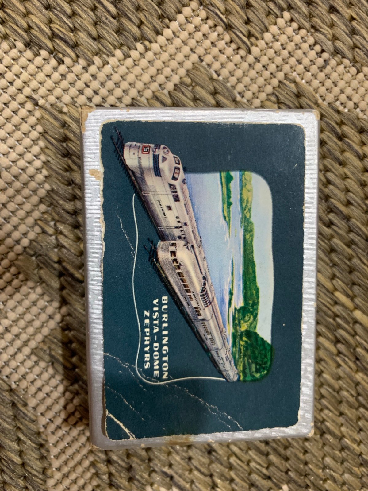 Burlington Vista-Dome Zephyrs Playing Cards Deck