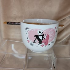 The Nightmare Before Christmas Love you to Death Ramen Bowl