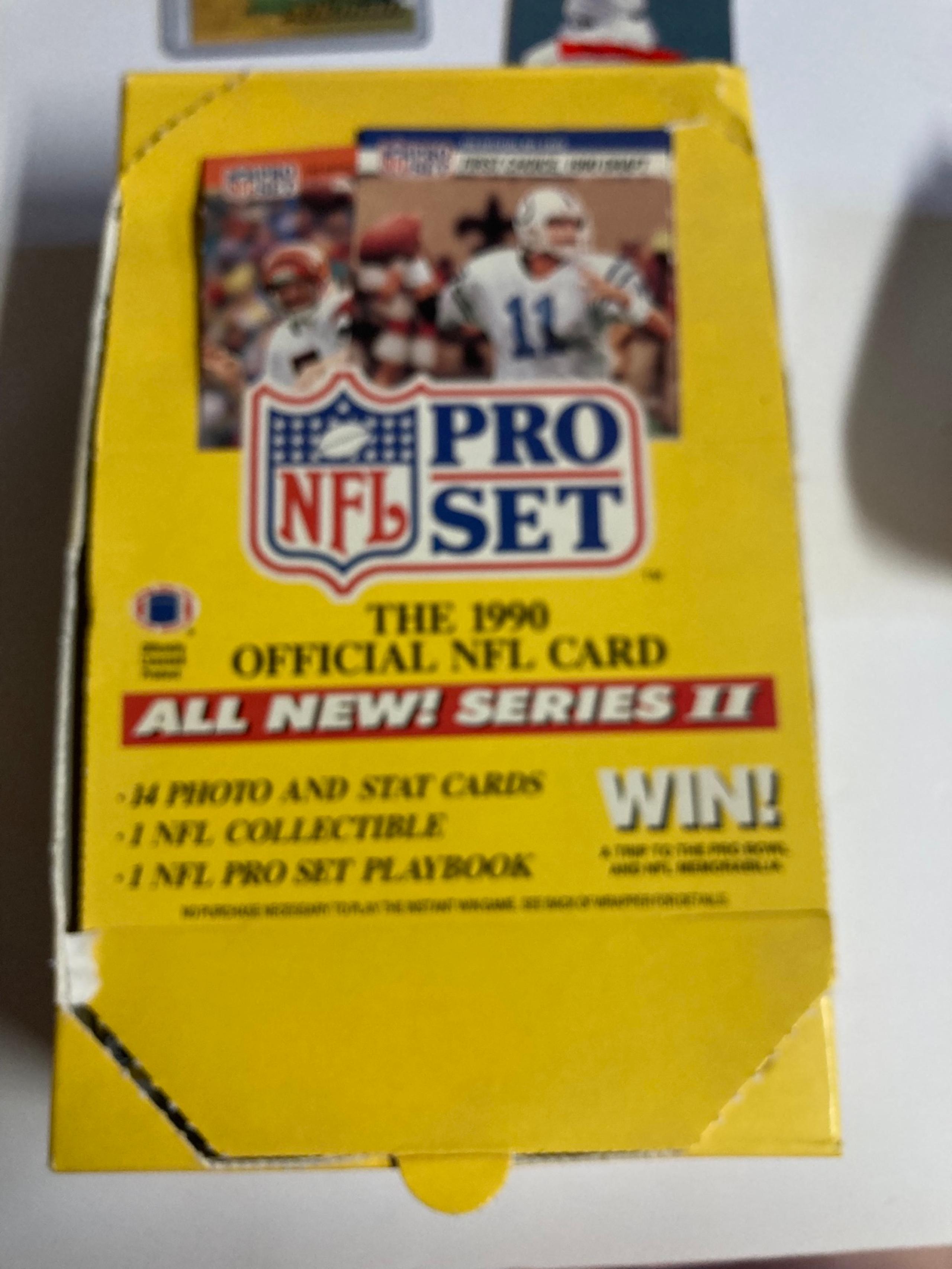 NFL PRO SET ALL NEW SERIES 2 TRADING CARD LOT OF 21 SEALED PACKS