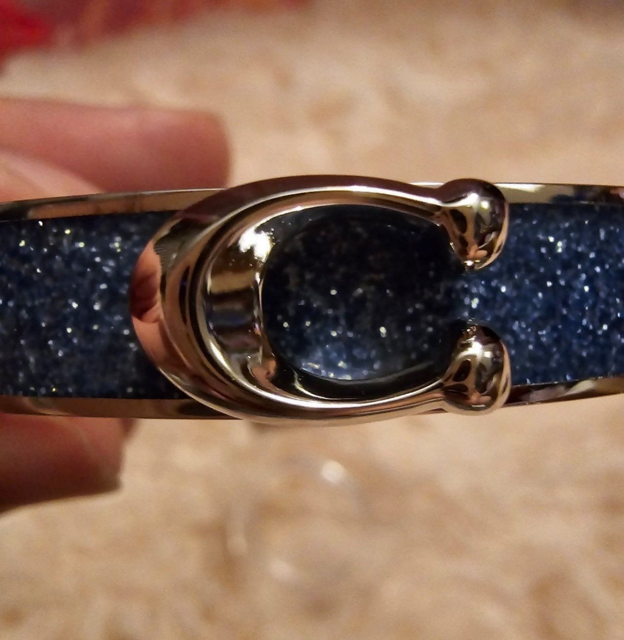 Coach Hinged Bangle Bracelet NWT!