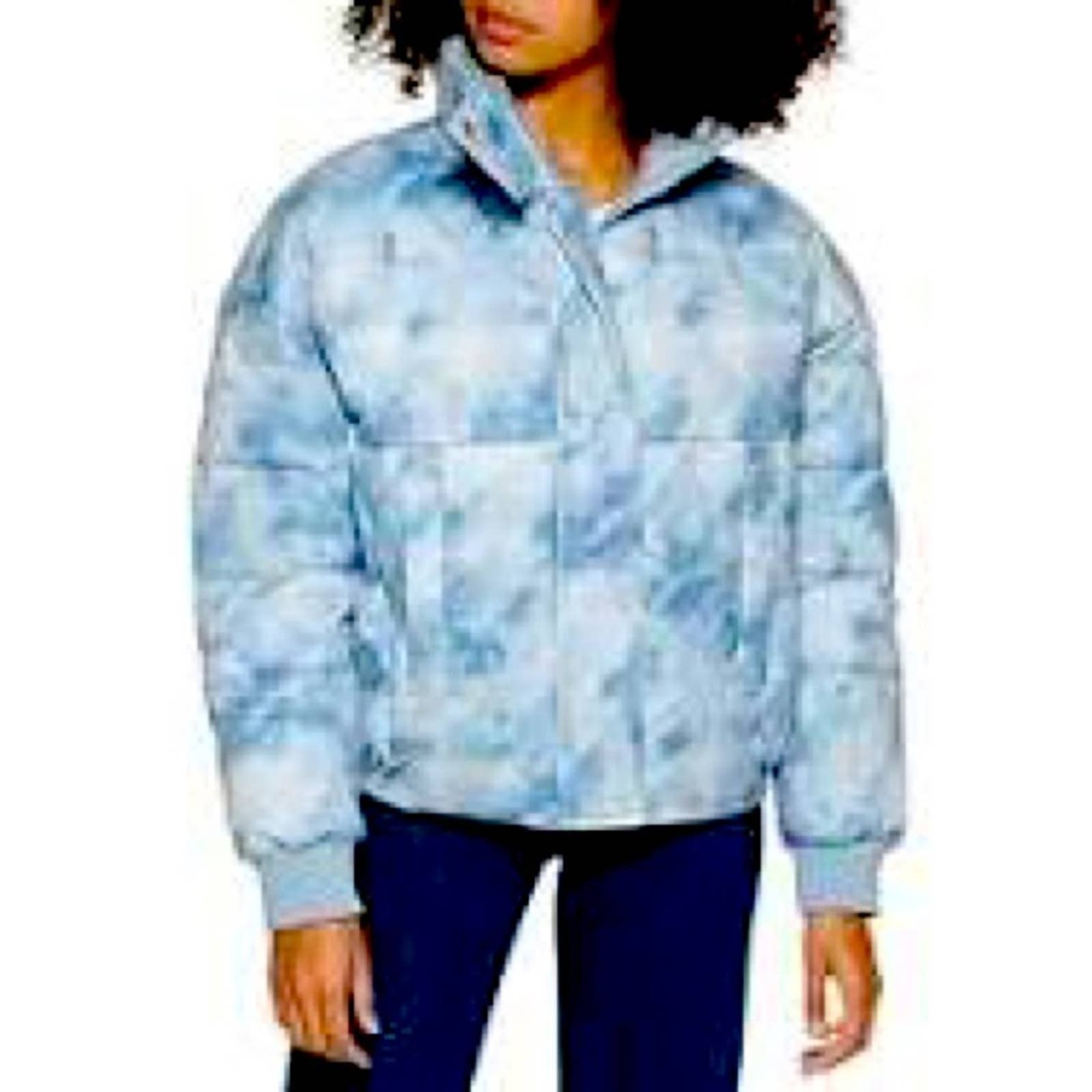 Women’s Levi’s Blue Tie Dye Puffer Jacket