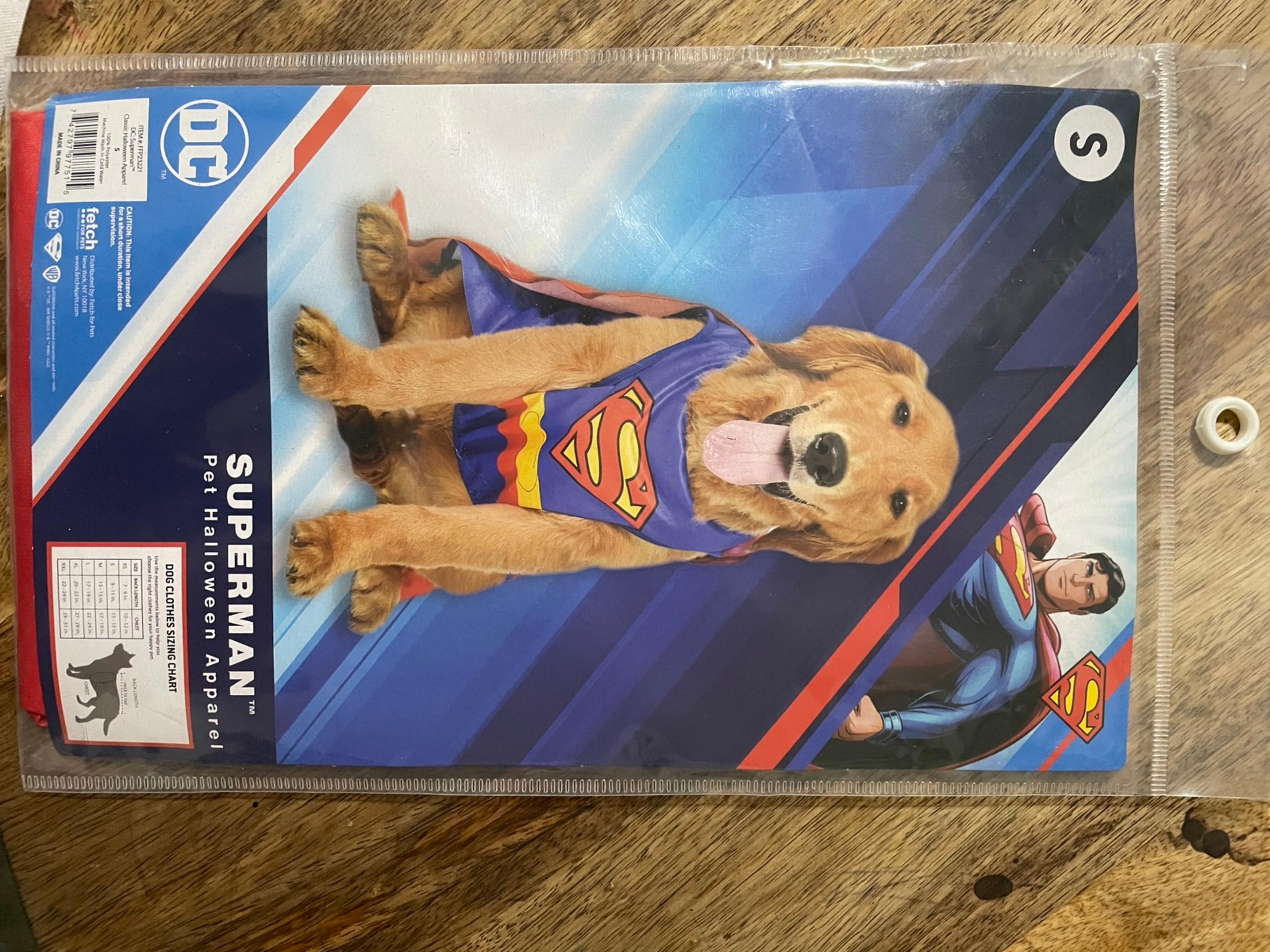 Superman Small Dog Costume