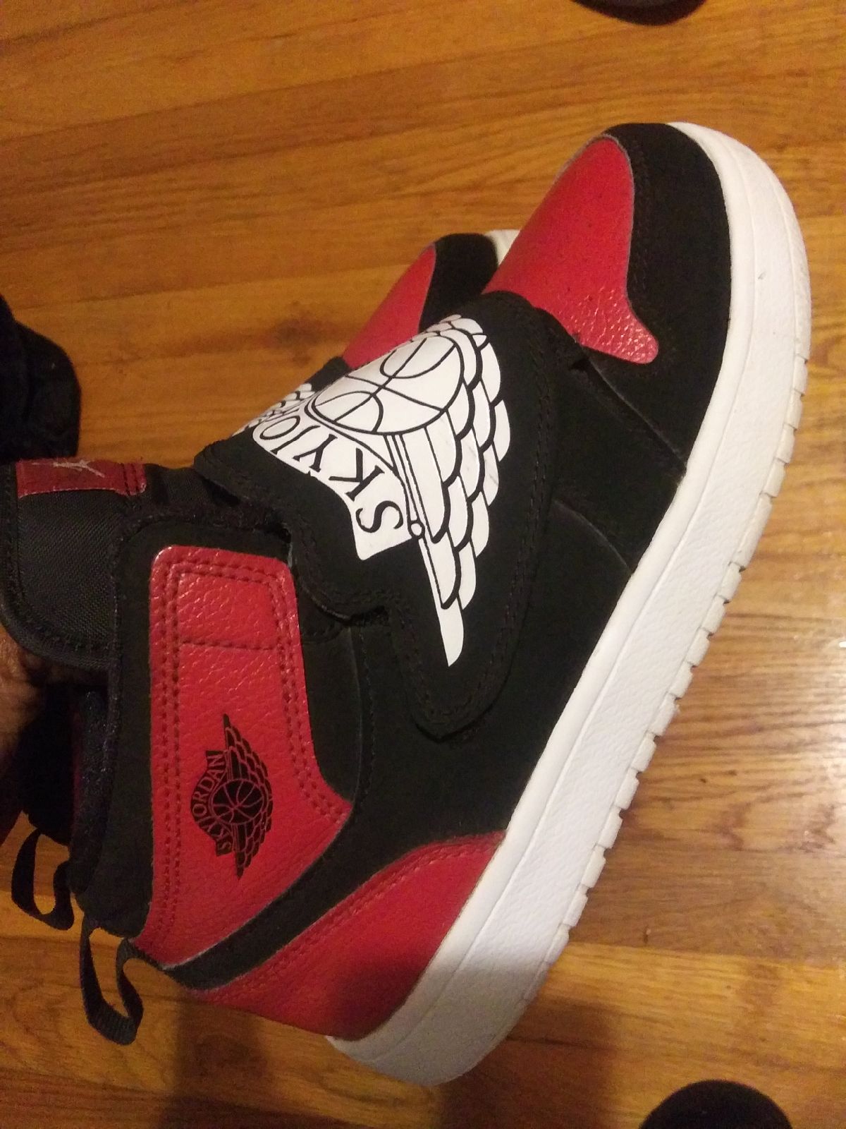 Sky Jordans size 3Y
