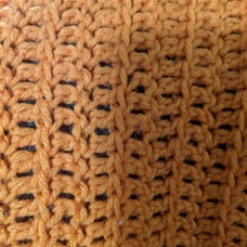 Handmade crochet blanket