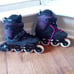 Pre-owned Good Condition Rollerblades Twister W6 Adult Fitness Inline Skate Blac
