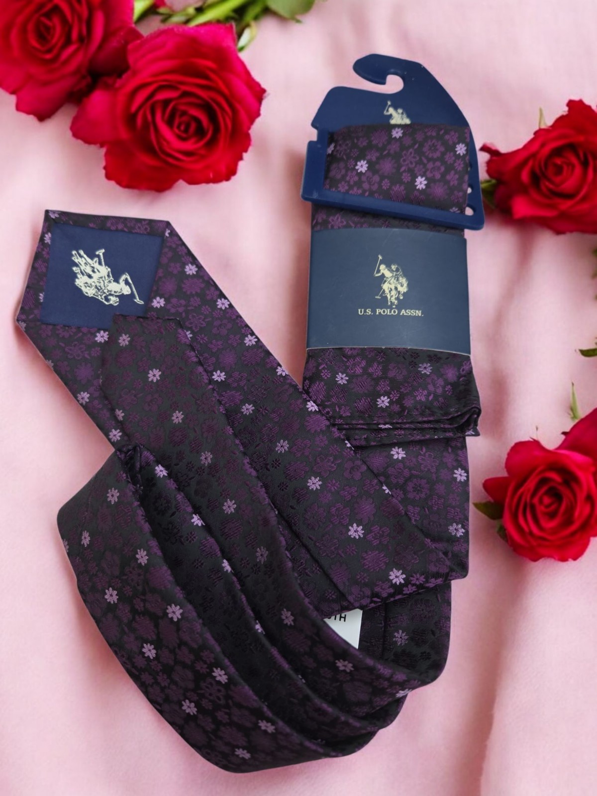 U.S. polo assn. Set Tie pocket square men