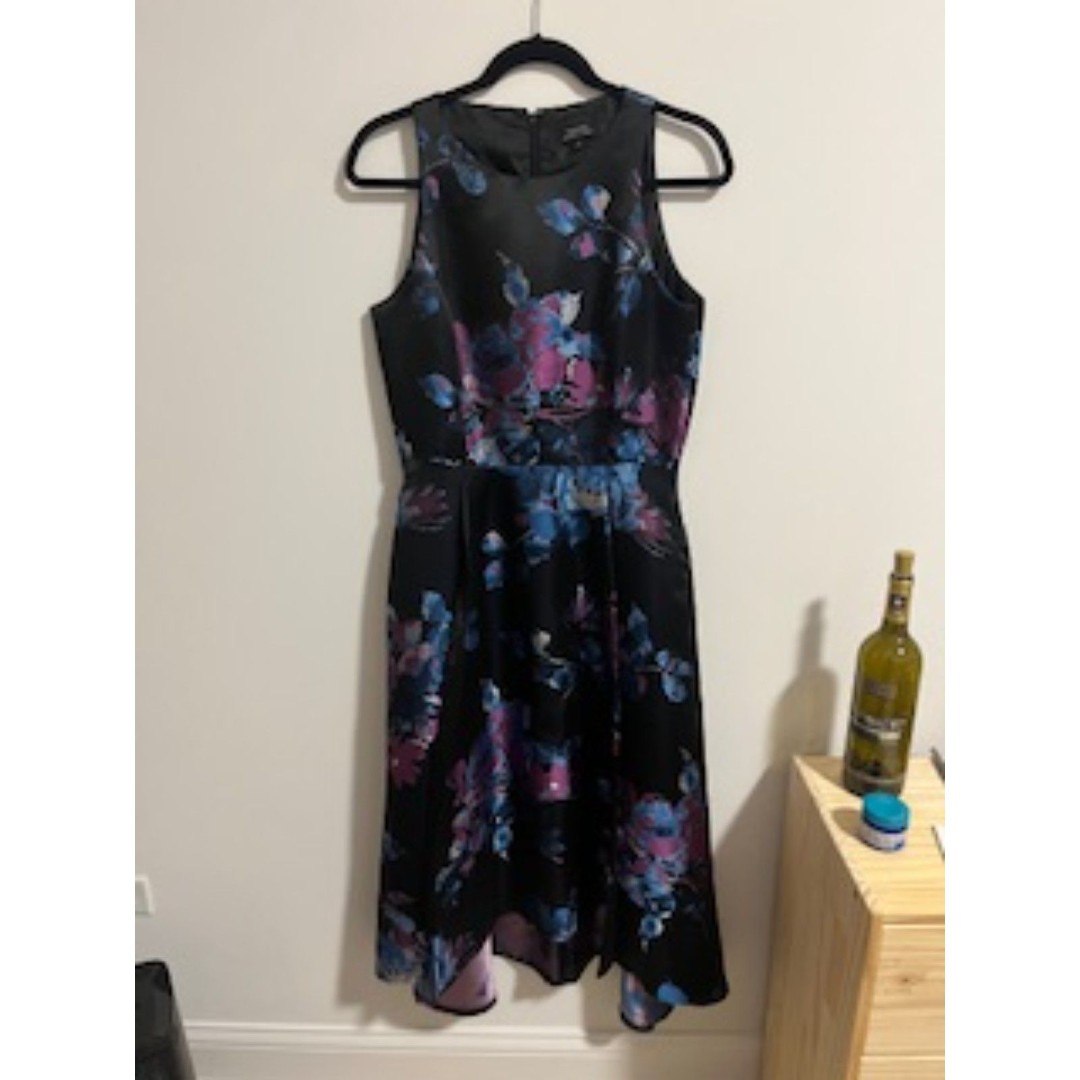 Tahari high-low evening dress