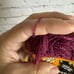 Vtg Corticelli Yarn Skeins German Lot of 9 Rosewood Same Dye Lot 50g/1.75 Oz