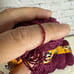 Vtg Corticelli Yarn Skeins German Lot of 9 Rosewood Same Dye Lot 50g/1.75 Oz