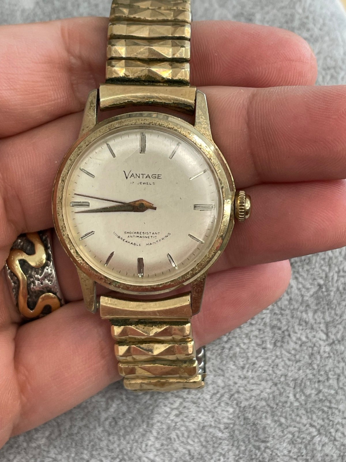 Vintage vantage watch parts fix repair
