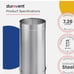 DuraVent DuraBlack 48 x 8 Inch Stainless Steel Single Wall Stove Pipe, Silver