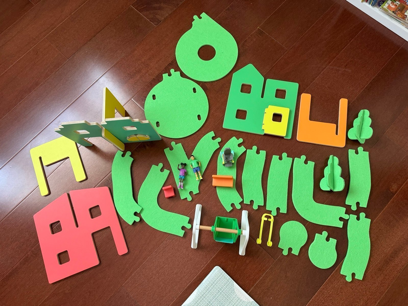 Lovevery Wooden Modular Village & Pathways Playground