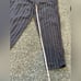 Allen Allen Women's Cropped Pants Blue White Loose Elastic Waist 100% Linen Sz M