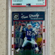 2016 Panini Donruss Optic #62 Tom Brady PSA 10 Gem Mint New England Patriots