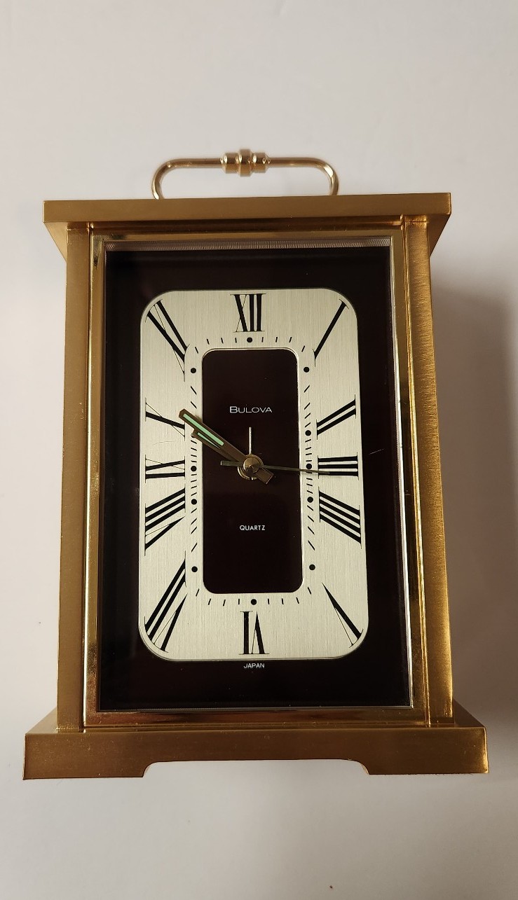 Bulova desk mantle CLock