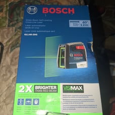 Bosch Green Beam Self Levelling Cross Line Laser