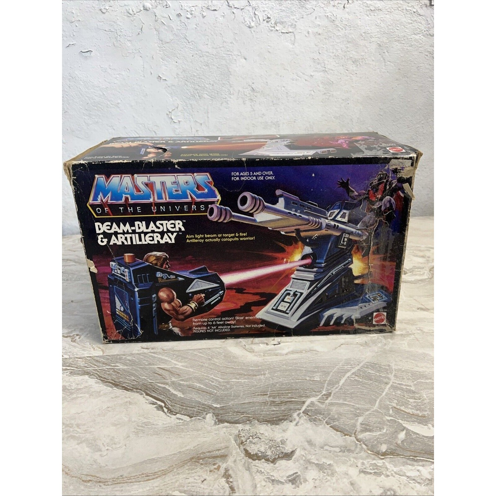 Vintage 1986 Masters of the Universe Beam-Blaster & Artilleray in box