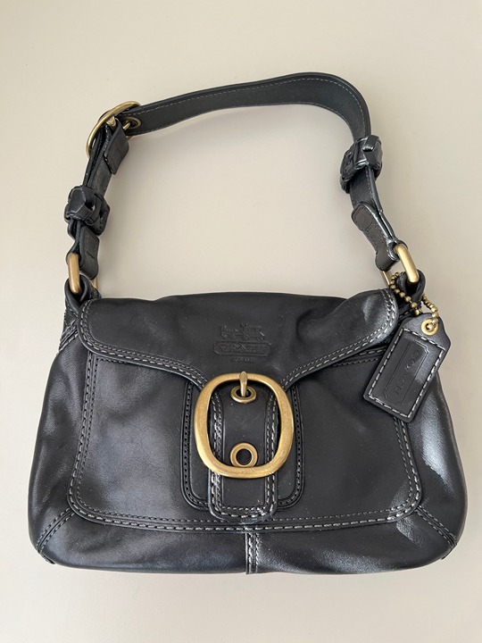Coach Vintage Bleeker Legacy Tattersall Flap Shoulder Bag