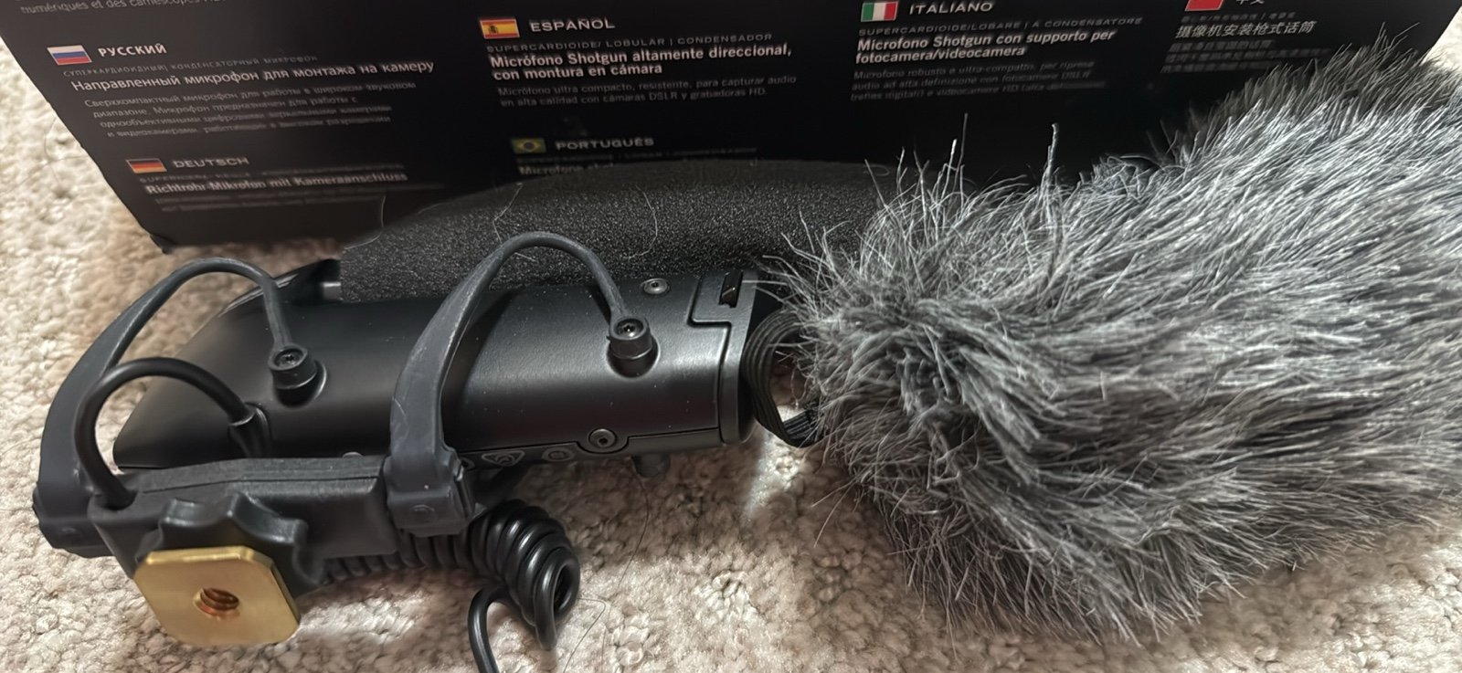 Shure VP83 Camera Mount Shotgun Microphone with WindJammer