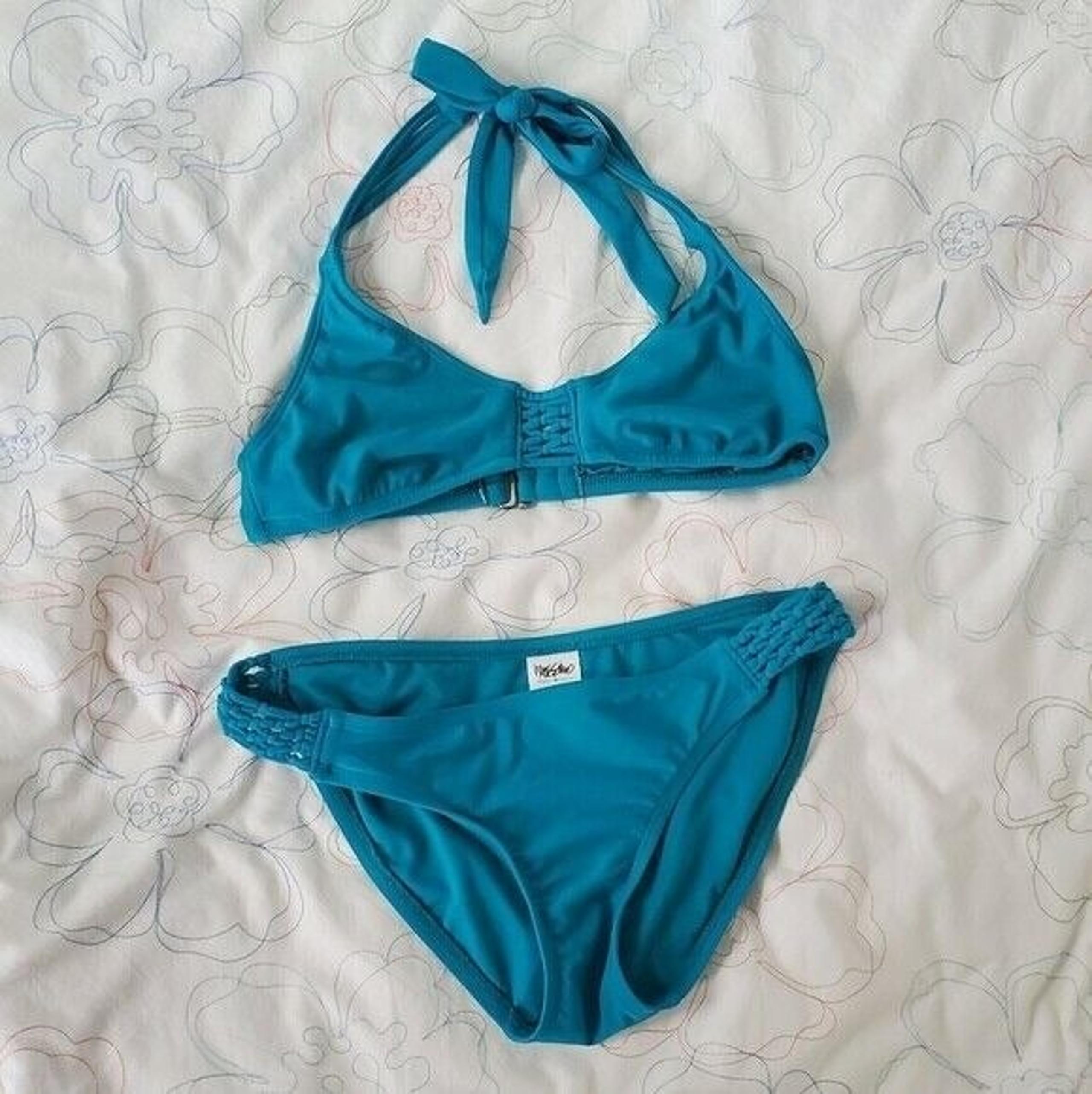 Mossimo Supply Co. Teal Bikini Swimsuit