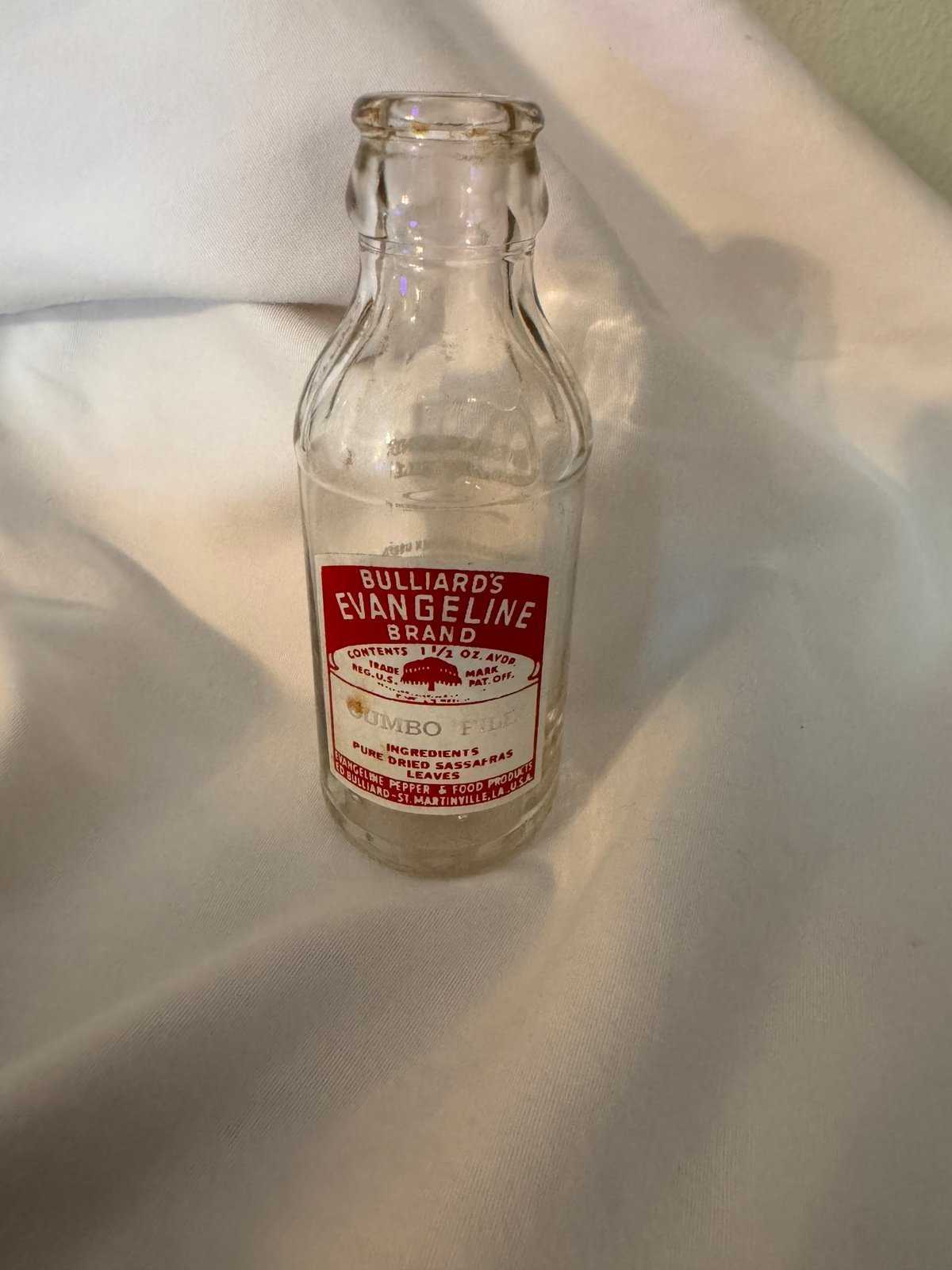 Bullards Evangeline Gumbo collectible bottle