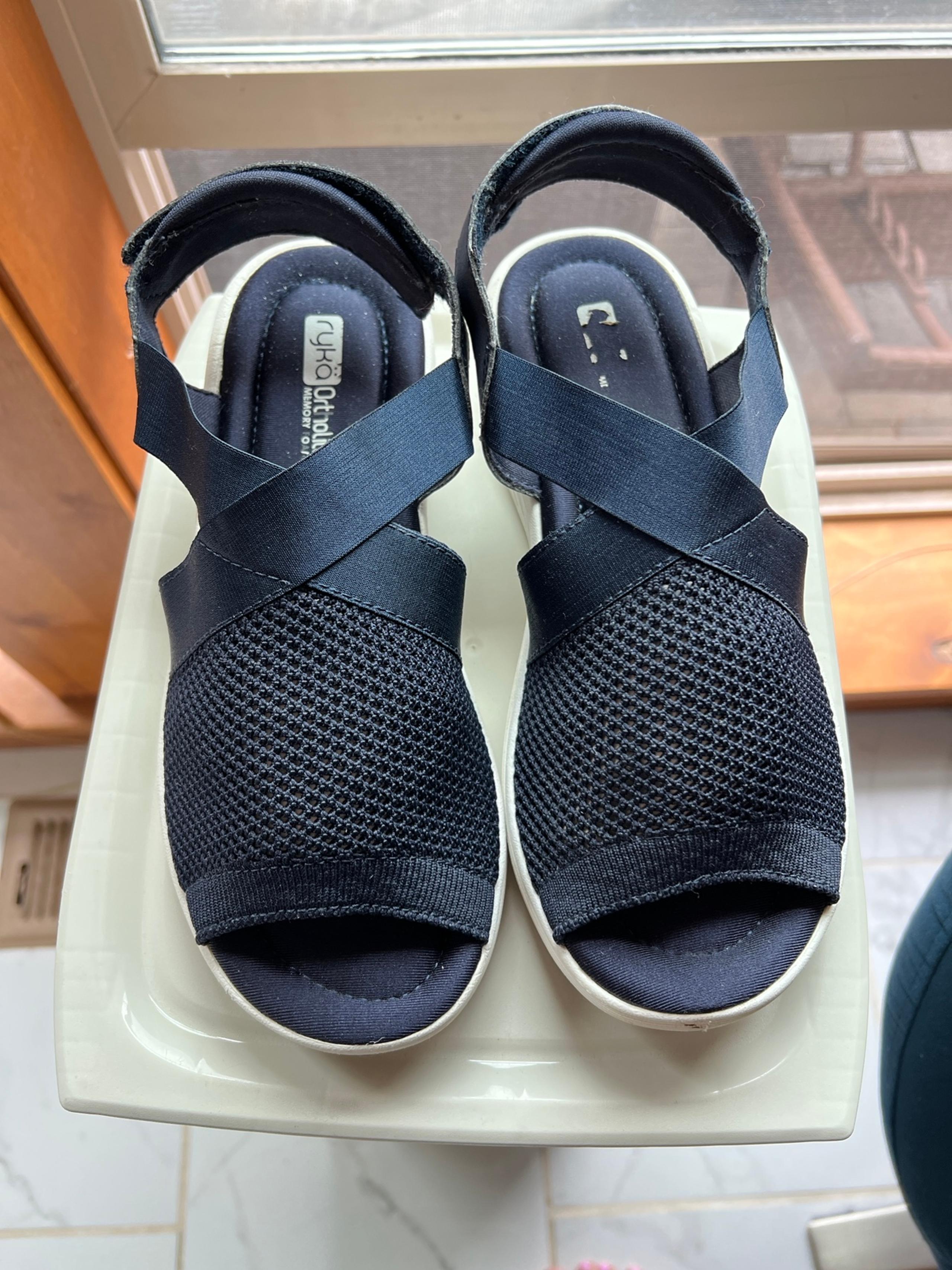 Ryka navy blue Sandals SZ