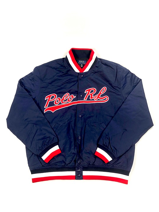 NWT POLO RALPH LAUREN NEWPORT NAVY POLO RL BASEBALL JACKET