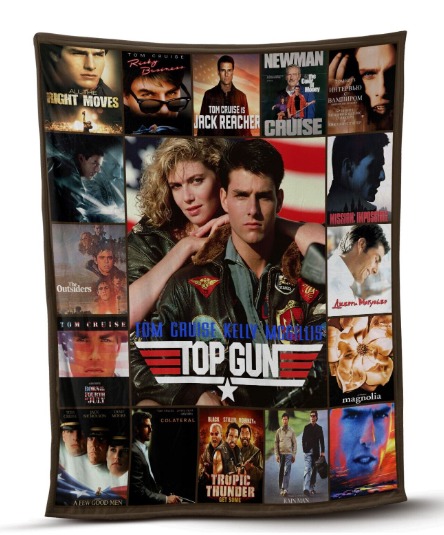 Tom Cruise Top Gun Movies Fleece Blanket