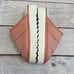 Anthropologie Maeve Puffy Platform Slippers Pink White Size Large 10 - 11