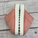 Anthropologie Maeve Puffy Platform Slippers Pink White Size Large 10 - 11