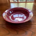 Longaberger Pottery Woven Traditions 12” Pasta Serving Bowl Paprika Made in US