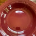 Longaberger Pottery Woven Traditions 12” Pasta Serving Bowl Paprika Made in US