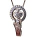 Brighton Floating Heart Badge Clip Necklace ID Holder 0913