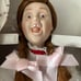 Danbury Mint Norman Rockwell’s Young Ladies Check Up Porcelain Doll 13”