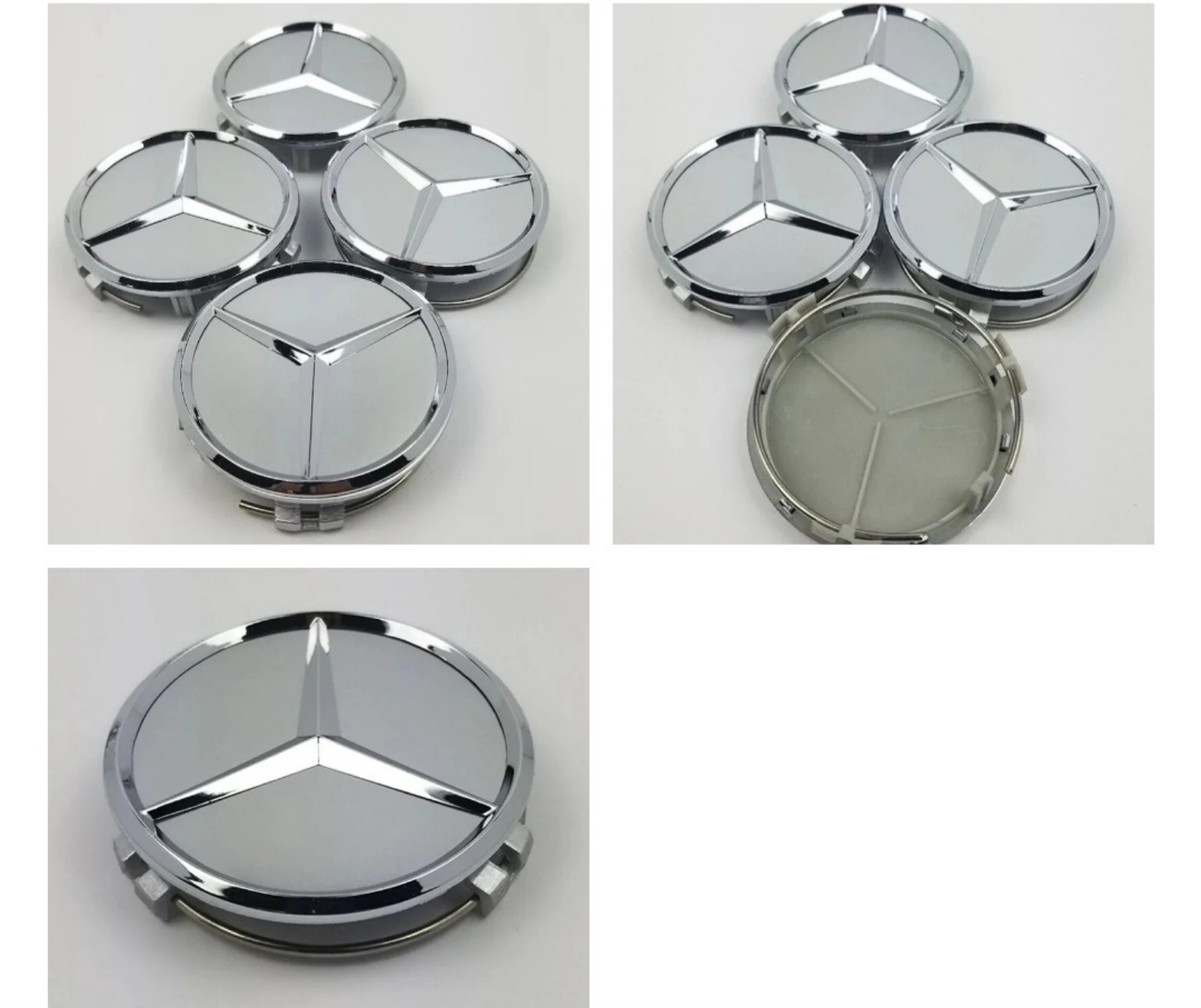 75mm Mercedes AMG rim center caps many other colors available also