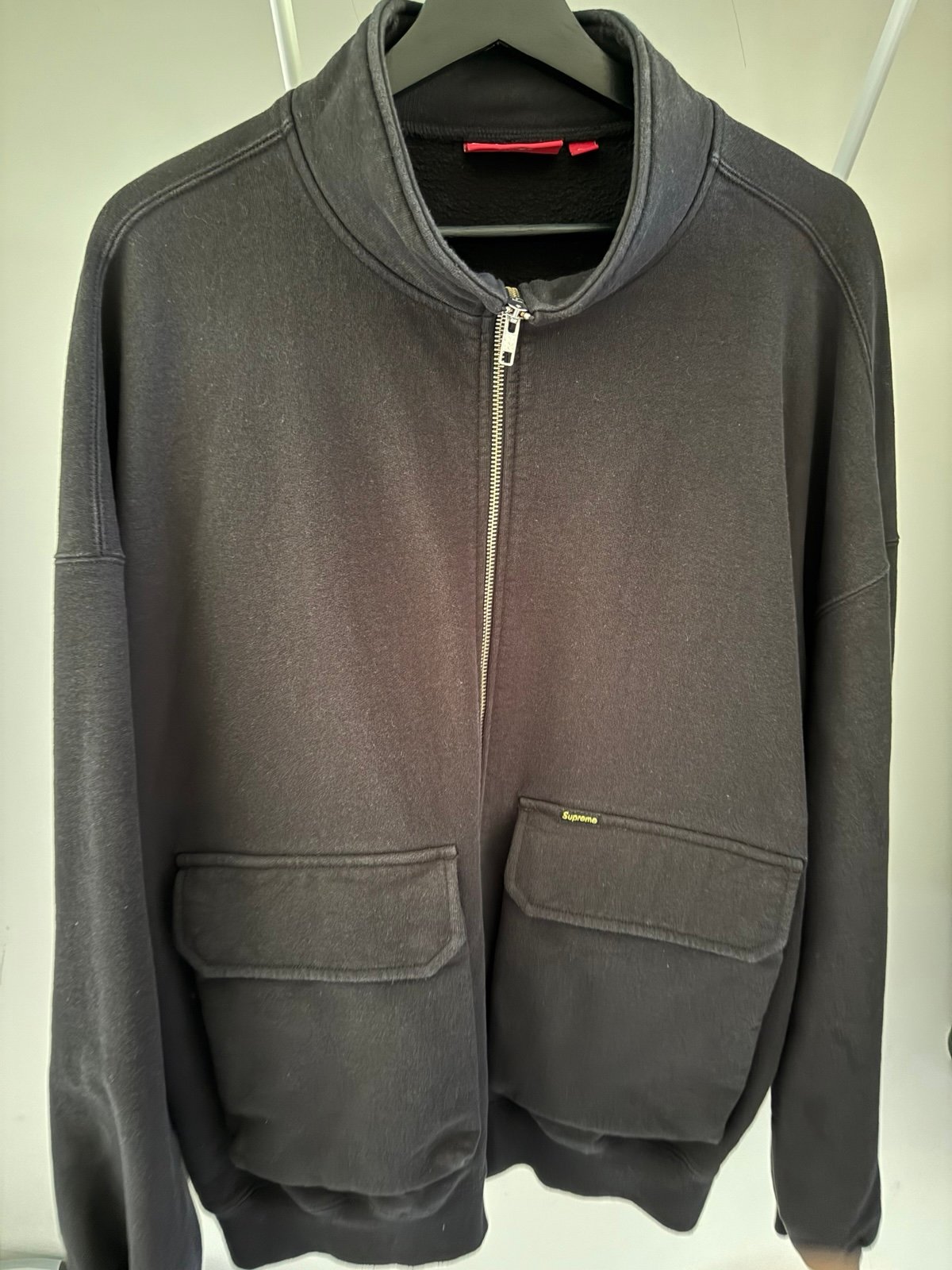 Supreme - Cargo Pocket Zip Up Sweatshirt