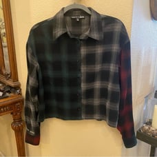 DOLLS KILL x DARIA 90s Cynic Plaid Shirt Size Small