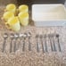 1978 Hawkeye Burlington 23 piece Wicker Picnic Basket Set with Metal Handles