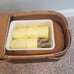 1978 Hawkeye Burlington 23 piece Wicker Picnic Basket Set with Metal Handles