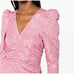 GANNI Stretch Jacquard V Neck Mini Dress Size Womens US 2 NWOT Brand new witho