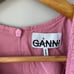 GANNI Stretch Jacquard V Neck Mini Dress Size Womens US 2 NWOT Brand new witho