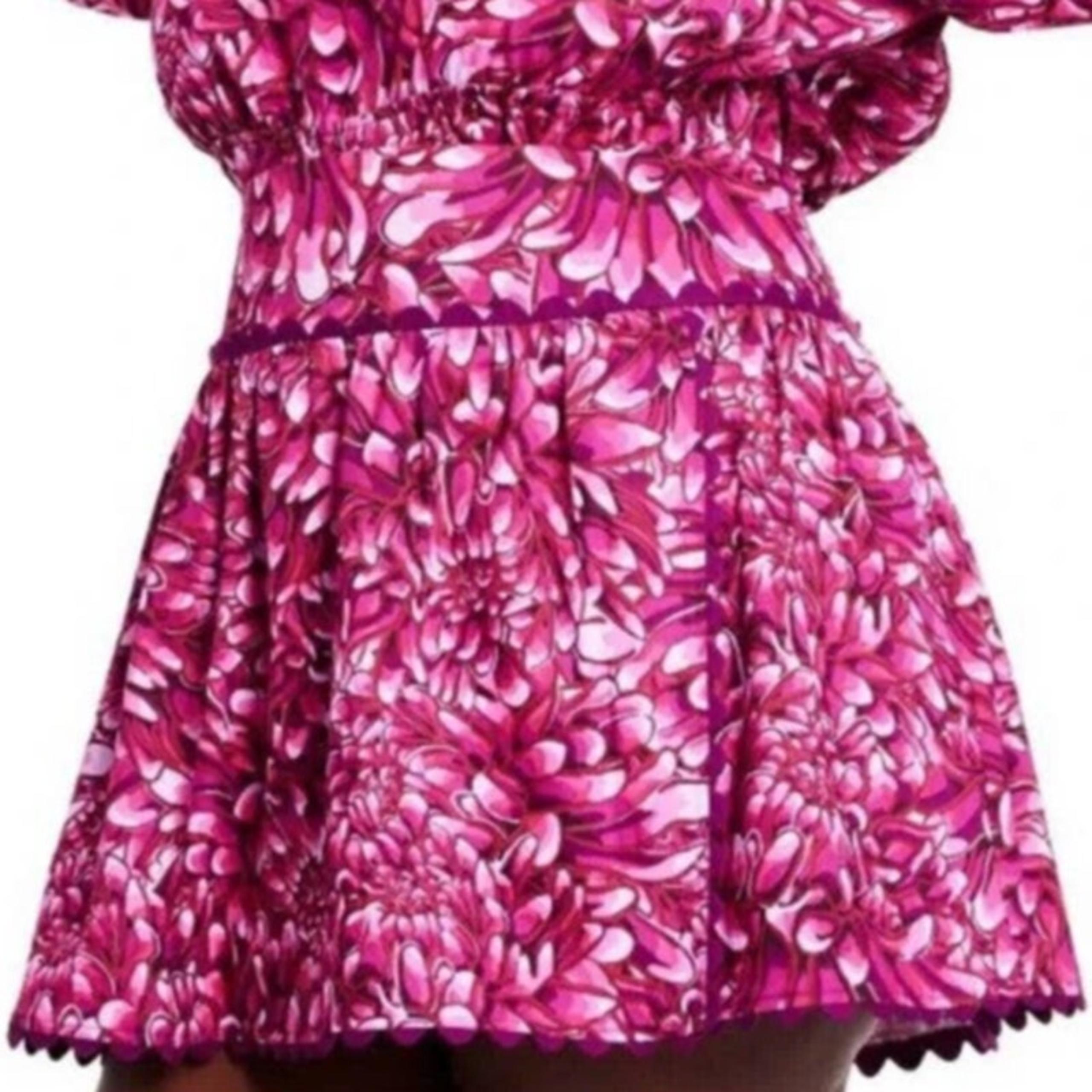 Kika Vargas x Target Mum Floral Scallop Edge Mini Skirt 28W / 30W NEW