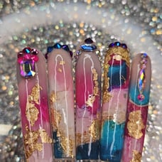 Marble Acrylic Press on Nails