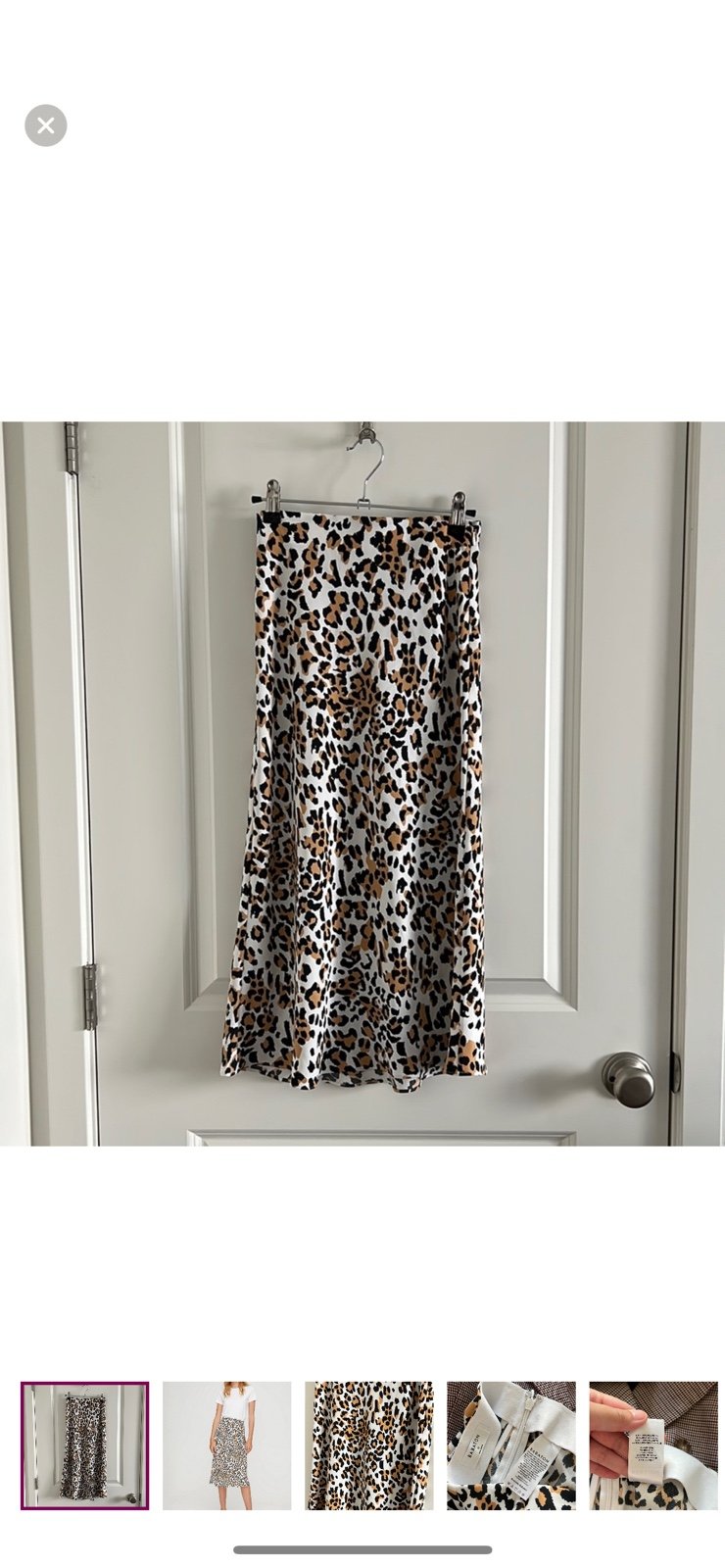 Aritzia Babaton Midi Skirt - Animal Print (6)