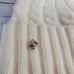 Kate Spade New York Cable Knit Pom Beanie Hat Cream New! NWT