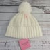 Kate Spade New York Cable Knit Pom Beanie Hat Cream New! NWT