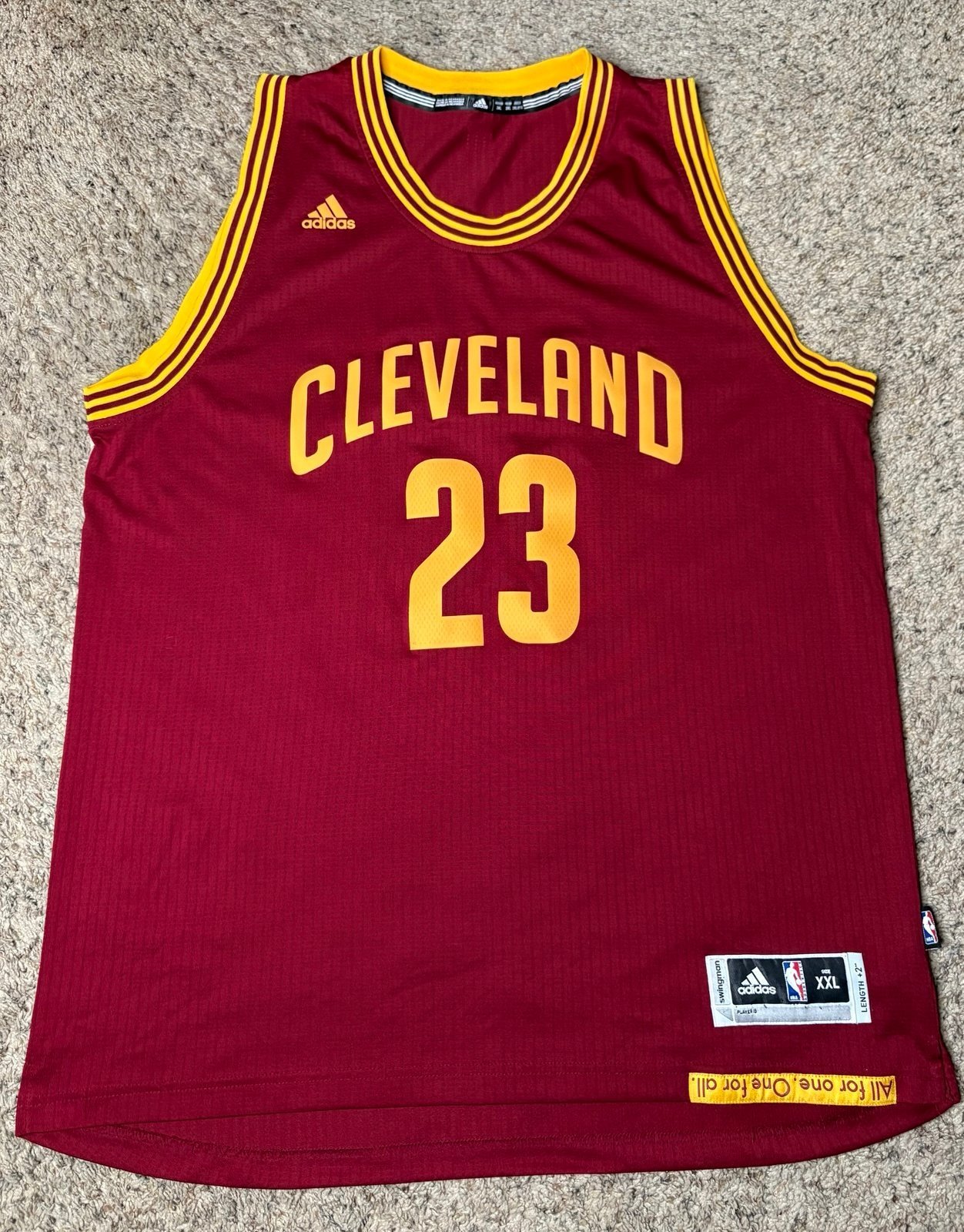 Men’s Lebron James Cleveland Cavaliers Adidas Jersey size 2XL