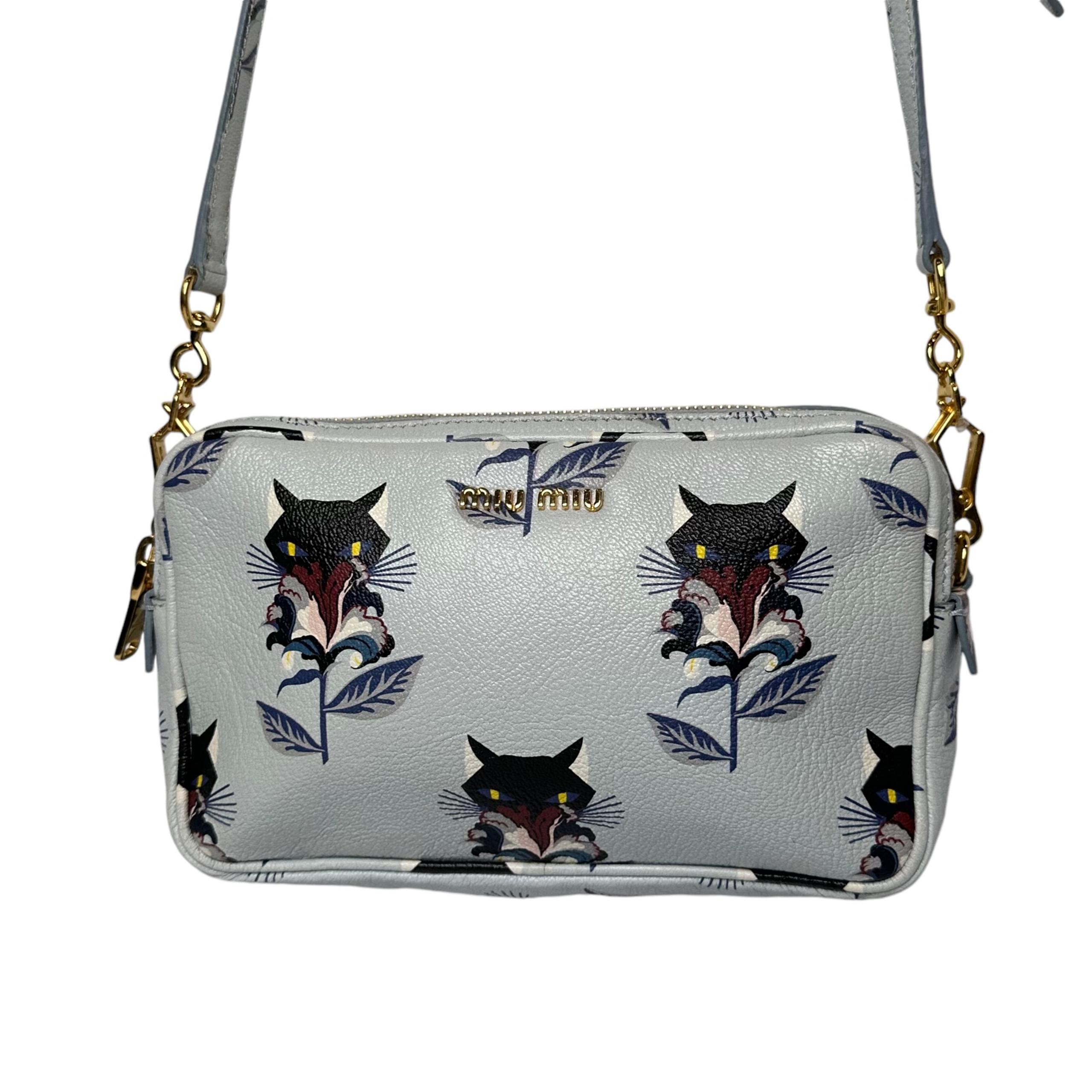 miu miu cat shoulder bag