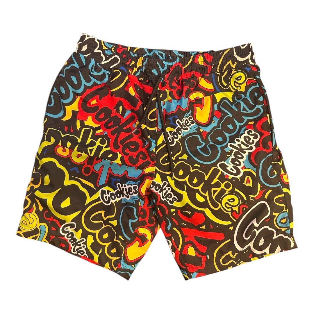 Cookies colorful swimming trunks