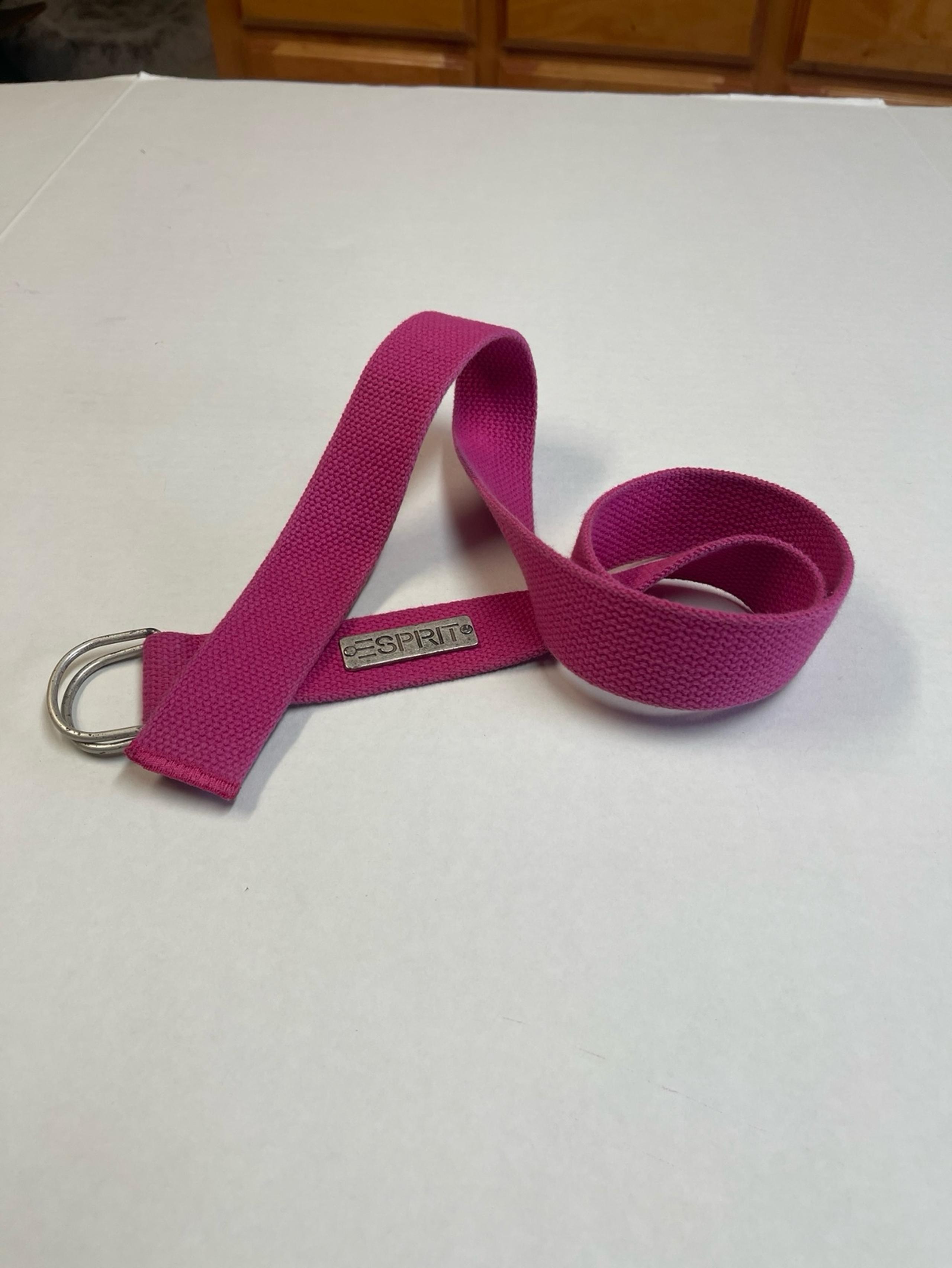 Vtg ESPRIT Belt. Hot Pink